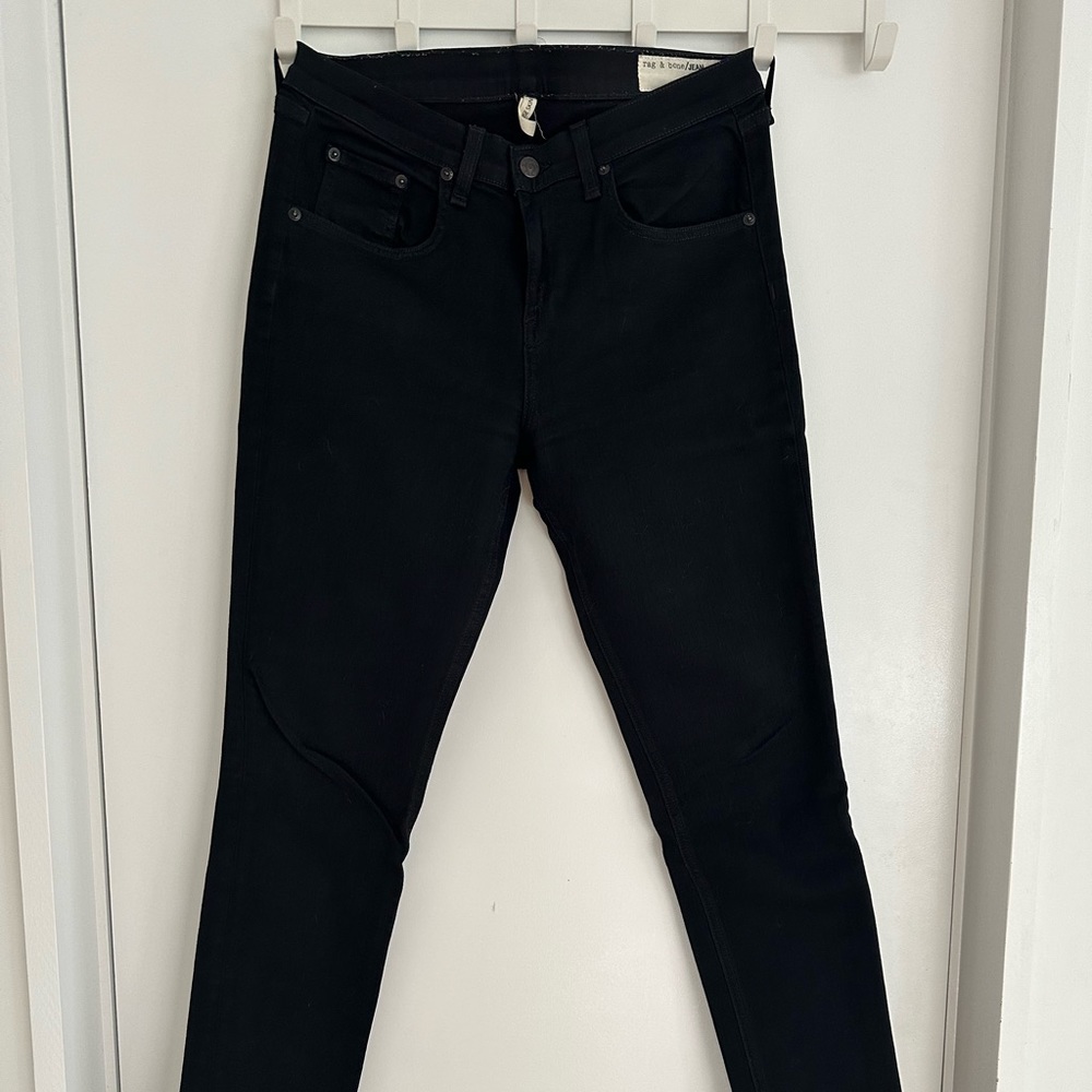 Rag & Bone Black Skinny Jeans